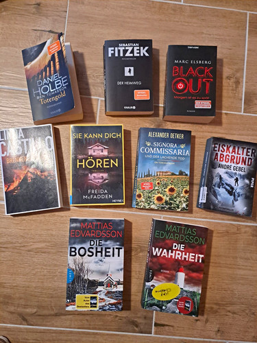 Bücherpaket krimis - 9, &