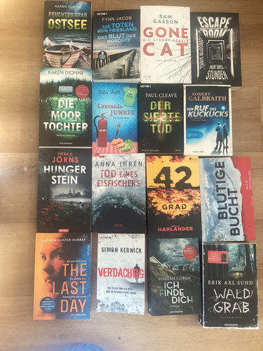 Bücherpaket krimis thriller - bücherpaket, krimis/