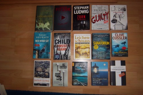 Bücherpaket 15 verschiedene - 15,