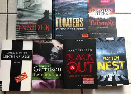 Thriller krimipaket mit 7 - thriller-/krimipaket,