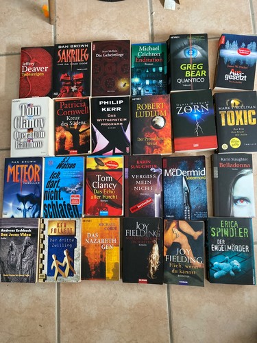 Krimi thriller buchpaket - 24,