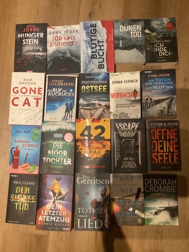 Bücherpaket krimis thriller - bücherpaket, krimis/