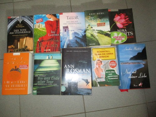 Verschiedene bücher romane - 10,