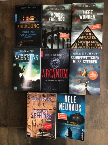 Bücherpaket krimi thriller - krimi, 8
