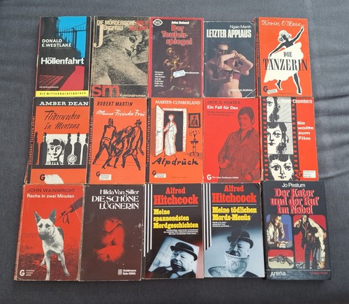 15x vintage krimis paket - 15x, /