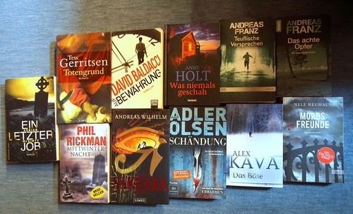 Krimipaket stück thriller - 12,