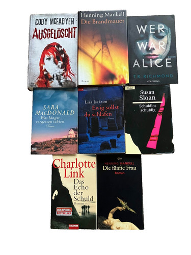 Bücherpaket krimis stück - krimis,