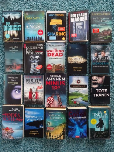 Bücherpaket thriller - 20,