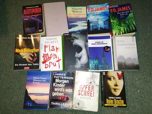 Krimi thriller 14 bücher - 15,