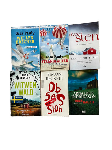 Bücherpaket krimis stück - krimis, 6
