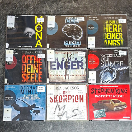 Argon hörbuch - hörbuch, 9x