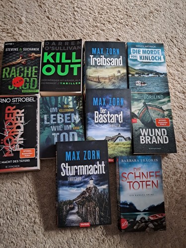 Krimi thriller buchpaket - buchpaket, 10