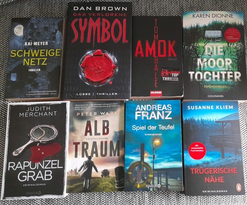 Bücherpaket thriller - thriller, &